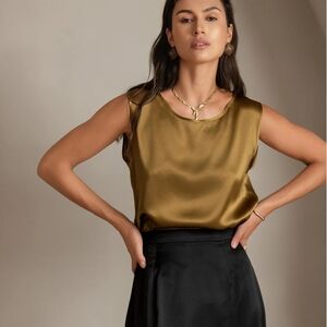 Luxurious 100% Mulberry Silk Sleeveless Camisole